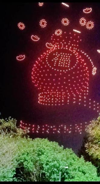 江华县庆70周年无人机灯光秀