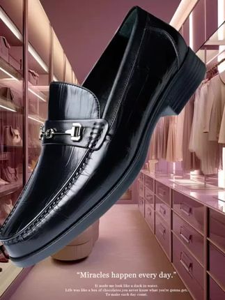 👞宝子们,挖到宝啦!老人头2025新款男士豆豆鞋太绝啦😍 头层牛皮材质,柔软透气超舒适💕一脚蹬乐福款,穿脱超方便。轻便软底,走路像踩在云朵上,还防滑哦,超安心。 #老人头男鞋 #2025新款 #豆豆鞋 #乐福鞋