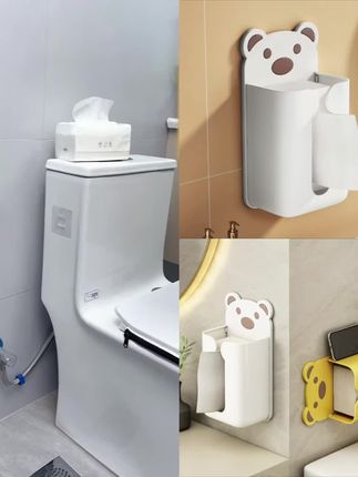 这个纸巾盒安装在马桶侧边收纳纸巾,顺手拿取很方便,洗手台边来一个收纳大包纸巾也很好用#纸巾盒 #好物推荐🔥