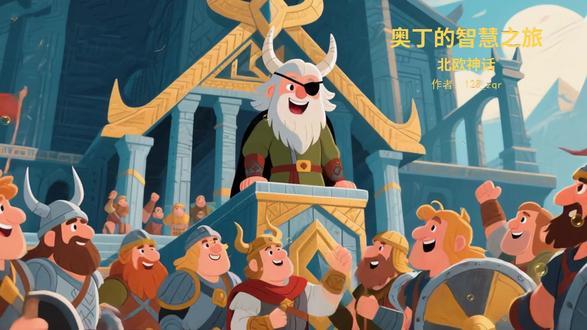 奥丁的智慧之旅,北欧神话,心灵治愈的儿童绘本 #奥丁的智慧之旅 #北欧神话 #心灵治愈的儿童绘本
很久很久以前,在遥远的北欧,有一位伟大的神王——奥丁。他拥有强大的力量,但他仍然渴望智慧,因为他知道,智慧比力量更重要。
奥丁听说,在世界的尽头,有一口智慧之泉,由智者密米尔守护。只要喝下泉水,就能获得无穷的智慧!
想要喝智慧之泉的水,必须付出代价。奥丁用一只眼睛来交换,虽然失去了一只眼睛,但他终于获得了智慧!
奥丁站在世界树下仰望,他还不满足,想要更深的智慧——能读懂万物的符文!
奥丁把自己倒吊在世界树的树枝上。风吹雨打,奥丁一动不动。终于,在第九天,符文的光芒在他身边闪烁!
他建造了英灵殿,让勇敢的战士们在这里生活,为未来的挑战做准备。
奥丁的故事告诉我们,智慧不是轻易得到的,他需要勇气、坚持,甚至牺牲。