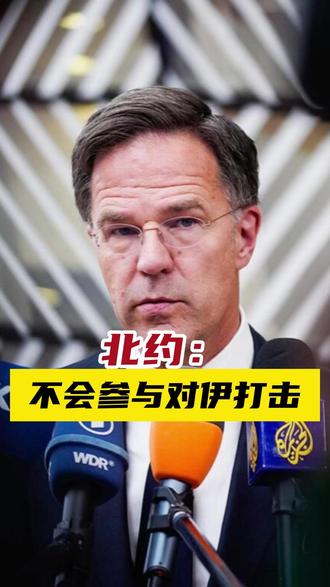 北约:不会参与对伊打击