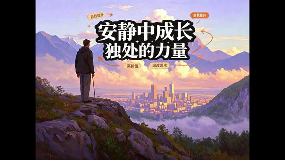 越是厉害的人,圈子越安静|不是没朋友,是把时间都留给了自己 #认知提升 #独处 #强者思维 #成长