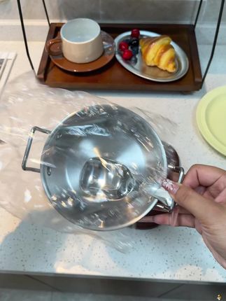 304不锈钢甜品碗 一碗一勺还是卡皮巴拉小图案,#早餐碗 #不锈钢碗