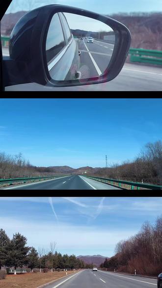 鹤大高速从来不堵车!#沿途风景随拍 #高速公路