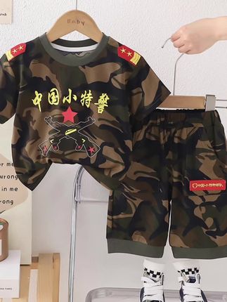 中国范就是这样的期待,好帅#小特警 #童装