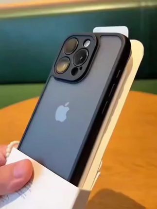 飞虎胜磨砂黑色适用苹果14Promax手机壳iPhone15防指纹13防摔16套#手机壳