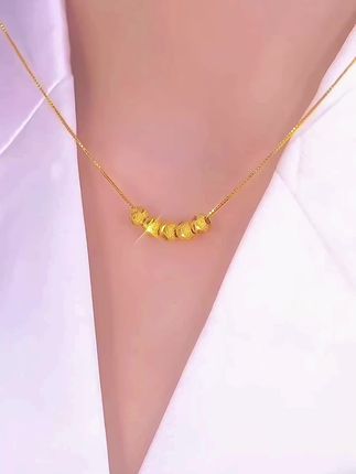 夏天到了,女生锁骨上一定要有的#五福临门项链,把五种福气戴在身上,好运直接拉满!#转运项链 #女士项链推荐#精致的女人必备 #时尚饰品