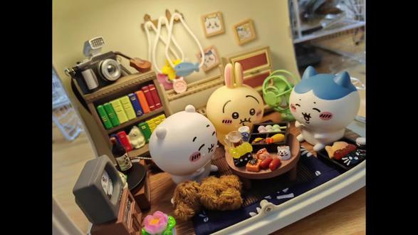 #吉伊卡哇 架子上空空的还可以摆什么?