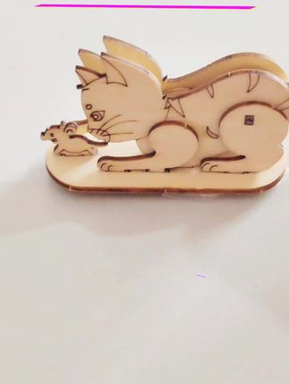 #看过来 #木质拼图小动物木质拼装模型手工创意diy拼图益智积木拼装玩具
