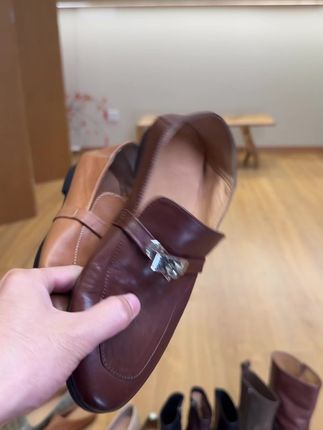 复古锁扣马皮小皮鞋 #马皮 #乐福鞋 #女鞋 #真皮鞋 #复古