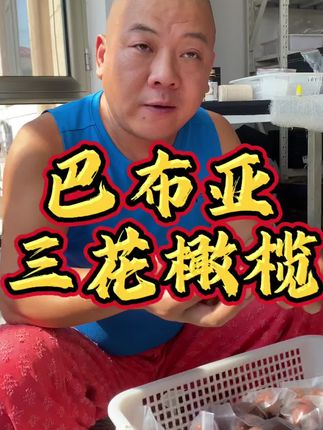 巴布亚三花橄榄#文玩核桃 #文玩爱好者 #橄榄核