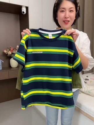 天呐!夏天一定要让儿子试下这种轻薄透气的条纹休闲套装,太帅气太凉快了#潮童必备 #男童套装 #男童穿搭 #超便宜超划算 #面料舒适透气