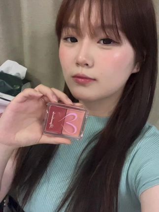 真的超级好用的水光腮红!很好上色,而且很润、很服帖!#美妆 #水光腮红
