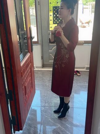 #喜婆婆妈妈婚宴装 #婆婆喜庆喜服 #中年妈妈装 #高端女装 #喜妈妈装