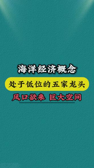 海洋经济概念股/海洋经济龙头股/海洋经济股票/