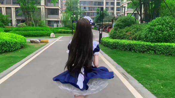 我是你的angle吗 #走拍 #天使女仆