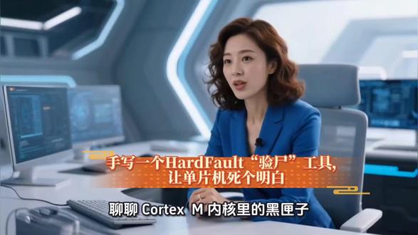 手写一个HardFault“验尸”工具,让单片机死个明白 #嵌入式 #单片机 #CortexM #HardFault #调试技巧