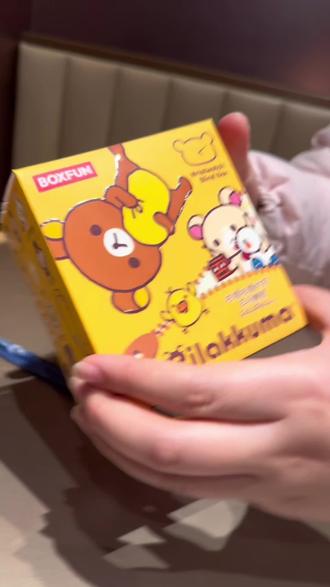 轻松熊手表盲盒,抽到心选款哈哈哈#热门 #名创优品 #轻松熊 #盲盒 #萌物