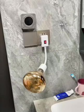 灯座浴霸 即插即热比空调暖和还,快速升温,冬天洗澡再也不了#浴霸 #好物推荐🔥 #家居好物