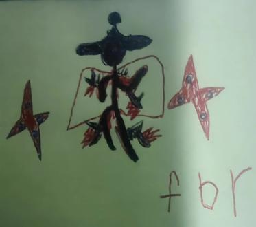 小孩自己画的火柴人,让AI生成的动漫视频,不错不错#灵魂小画手玩一玩入口 #AI