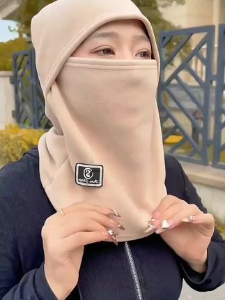 冬季必备!女款骑行防风防寒头套,滑雪围脖一体超实用 #防风面罩 #骑行保暖 #女士冬季头套 #滑雪围脖帽 #女士头套