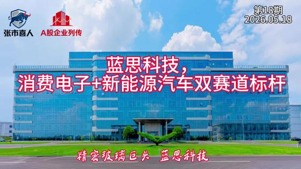 A股企业(第018期):蓝思科技,消费电子+新能源汽车双赛道 #金融知识分享正能量 #电子 #苹果手机 #科技 #股票