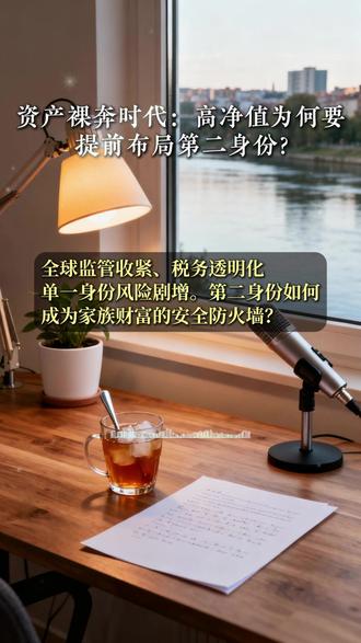 资产裸奔时代:高净值为何要提前布局第二身份? #身份规划 #高净值 #资产配置