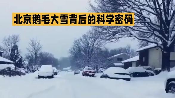 北京鹅毛大雪背后的科学密码