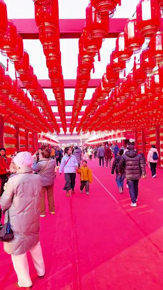 兴庆公园南门的年货大集