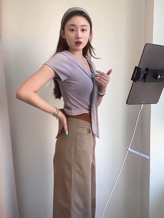 Busrr美拉德休闲裤女2025年新款宽松直筒垂感潮流拖地阔腿裤女#休闲裤