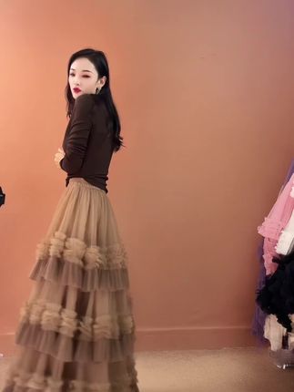 #美美哒💖💖💖 #半身仙女纱裙