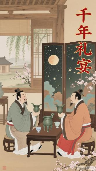 《礼.礼记.乡饮酒义》
主要阐释“乡饮酒礼”的仪式流程及其背后的礼义内涵。乡饮酒礼是古代中国地方性的宴饮仪式,旨在明尊卑、促和睦、教孝悌,具有重要的社会教化功能。以下是该篇的要点解析:
一、乡饮酒礼的仪式与象征
座次安排
主宾、副宾、众宾按德行和年龄排序,体现“尊贤”与“尚齿”(敬老)的结合。
主人(通常是乡大夫)迎宾、献酒、祭祀的流程,象征“阴阳相接”(主象阳,宾象阴),天地人伦的和谐。
器物与方位
酒器、食物的陈列方位对应天地四方,如“俎豆有数,曰圣(西南)”、“爵盈而不饮,曰孝(西北)”等,将礼仪与宇宙秩序相联系。
宾主升降揖让的动作,暗合“天地之义气”。
二、礼义核心:明尊卑、教孝悌
社会伦理教化
通过座次与礼仪,使民众明确尊卑长幼之序,防止“争斗之狱”。
强调“民知尊长养老,而后乃能入孝悌”,将礼仪内化为道德自觉。
政治意义
乡饮酒礼是“王道之始”,通过基层教化实现“天下安宁”。
孔子曰:“吾观于乡,而知王道之易易也”,指出礼仪对治国平天下的作用。
三、阴阳五行与天人相应
自然象征
宾主象天地,介僎(辅礼者)象阴阳,三宾象三光(日月星),饮酒四巡象四季。
乐歌《鹿鸣》《四牡》等对应君臣、父子之道,音乐与礼法相辅相成。
人性与天道
“尊让洁敬也者,君子之所以相接也”,礼仪源于人性对秩序与和谐的追求。
“君子所谓孝者,非家至而日见之也”,通过集体仪式潜移默化地推行教化。
四、历史影响
乡饮酒礼自周代至明清长期延续,成为维系宗法社会秩序的重要制度。宋代以后与科举制度结合(如鹿鸣宴),清代仍保留于地方礼仪中。其精神亦影响了现代东亚社会的集体活动与尊老文化。
原文选段(白话译文)
“主人拜迎宾于庠门之外,入,三揖而后至阶,三让而后升,所以致尊让也。盥洗扬觯,所以致洁也。拜至、拜洗、拜受、拜送、拜既,所以致敬也。尊让洁敬也者,君子之所以相接也。”
释义:主人到乡学门外迎宾,三次揖让后登堂,体现尊让;洗手举杯,象征洁净;多次跪拜,表达敬意——这些仪式是君子交往的准则。