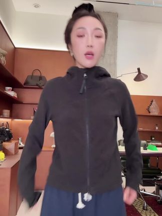 ByJunjun【德绒帽衫】双头拉链立裁版型显瘦外套#德绒外套#冒衫#女装
