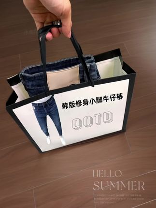 #韩版牛仔裤 #做旧蓝色九分裤 #修身小脚裤 #弹力显瘦 #百搭男装