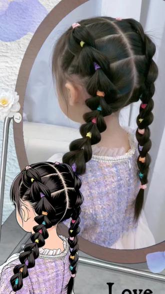 女宝编发天花板✨彩色小发扣也太点睛了吧!
双马尾麻花辫编完直接甜到心坎里,女儿的回头率直接拉满~#发型#儿童编发#编发最美编发 #编发教程 #编发