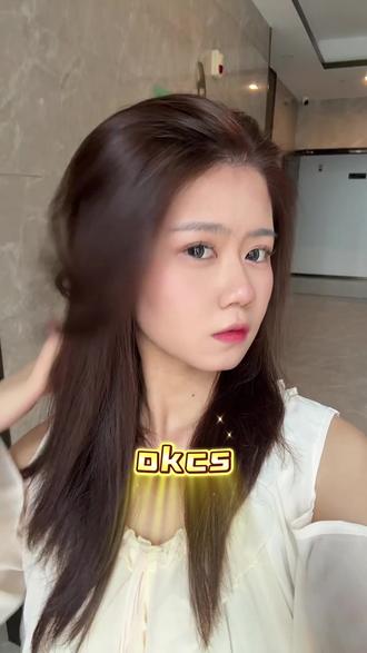 染了之后被问n次的一个发色! #okcs亚麻灰棕 #染发 #布丁头 #发色推荐