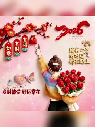 2026新年姓氏头像快看有没有你的,没有的话赶快制作一个吧! #剪映 #头像 #头像制作 #女生头像 #头像分享