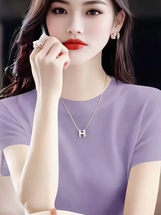 #上热门🔥 春季新款女装纯色气质高级感短袖针织衫宽松显瘦圆领T恤上衣女士#高端大气 #时尚洋气 #优雅气质 #休闲百搭 @DOU+小助手