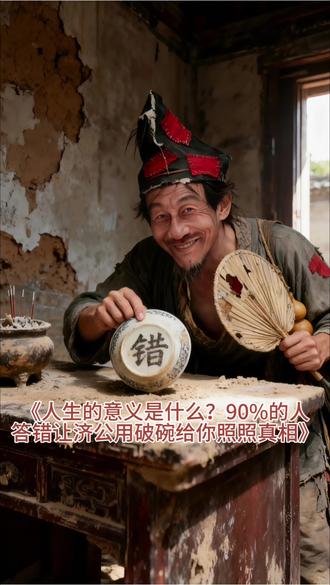 #人生智慧#济公《人生的意义是什么?90%的人答错|让济公用破碗给你照照真相》#活的通透 #原创视频