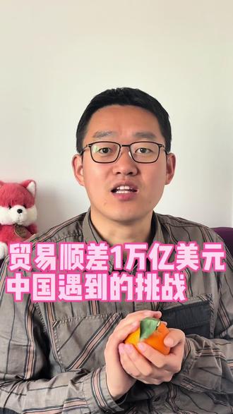 贸易顺差一万亿美元,中国遇到更多的挑战?#财经 #零距离看懂财经 #经济