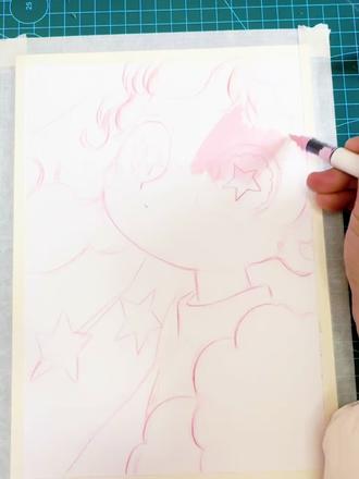 丙烯马克笔+彩铅 可爱的星星眼
( 下方附草图 )
遇到喜欢的人 双眼会放光
开启人物新篇章
#零基础学画画 #绘画 #画渣日常 #绘画教程 #每日一画