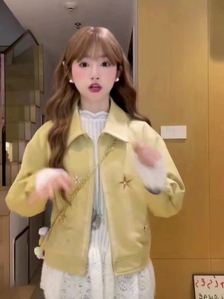 半高领内搭打底衫女2025新款春秋设计感蕾丝花边下摆长袖T恤上衣#显瘦穿搭#气质穿搭 #时尚穿搭 #高级感穿搭 #新款上新