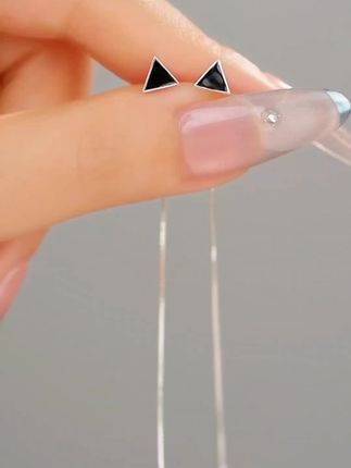 金美澳 925银耳饰 百搭款分享 #  长款流苏耳线 #  耳环耳链耳坠