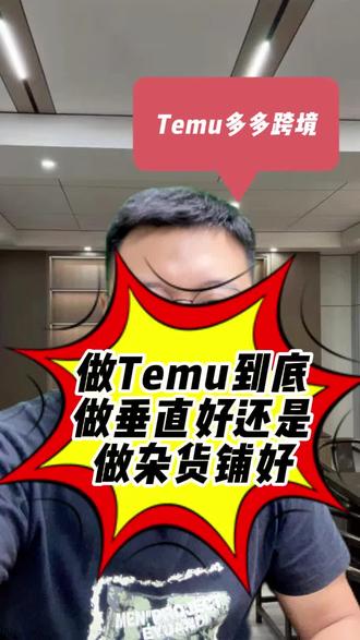 第25集||Temu多多跨境,做temu到底做垂直好还是做杂货铺好?#temu #多多跨境 #电商干货