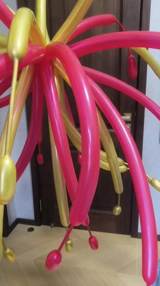 #做手工我是认真的 #烟花气球 #教程 #喜庆 #气球布置 烟花气球教程🎈