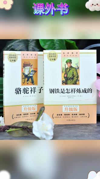 七年级下册课外书必读 骆驼祥子和钢铁是怎样炼成的正版人教版 #骆驼祥子 #钢铁是怎样炼成的 #课外书 #七年级 #好物推荐🔥