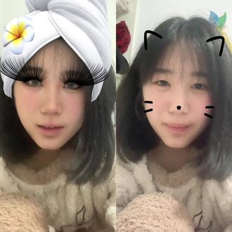 词没背掉 英文有点烫嘴。#姐姐平时都化这么浓的妆吗