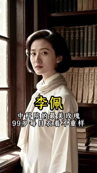 中科院最美的玫瑰——李佩 她被誉为中科院最美的玫瑰,99岁依然每天穿衣不重样,中科院里,有超过一半的科学家是她的学生。她一声优雅,然而她所承受的痛,却深埋于岁月。她就是李佩,一位将一生活成传奇的女性。#人物故事 #李佩