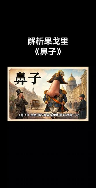 解析果戈里《鼻子》#果戈里 #鼻子 #短篇小说 #解析文学作品 #俄国文学