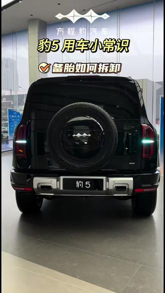 今天给大家出一期拆卸豹5后备胎教程,视频比较长,先点赞在收藏#豹5 #比亚迪售后 #比亚迪精诚服务 #比亚迪售后服务